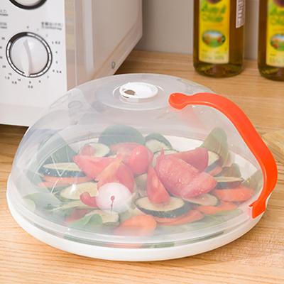 Großer Mikrowellen-Spritzschutz BPA-frei Mikrowellenherdplatte Lebensmittelabdeckung Schutzdeckel mit verstellbaren Dampföffnungen Spülmaschinenfest