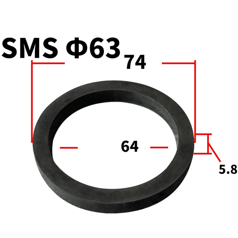 19 25 32 38 45 51 57 63 -159mm EPDM Flat Seal Gasket For Stainless SMS Union Sanitary Homebrew