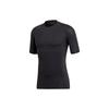 Adidas T Shirts Men's Black Crew Neck Moderate Straight Fit CF7171