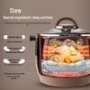 BEAR 6.5L Purple Clay Electric Slow Cooker CN Plug (adapter Included)