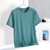 Sommer Bedrucktes Eis-Seiden-T-Shirt Herren Sport und Freizeit Laufen Fitness Atmungsaktiv Kurzarm Herren Outdoor Schnelltrocknende Kleidung
