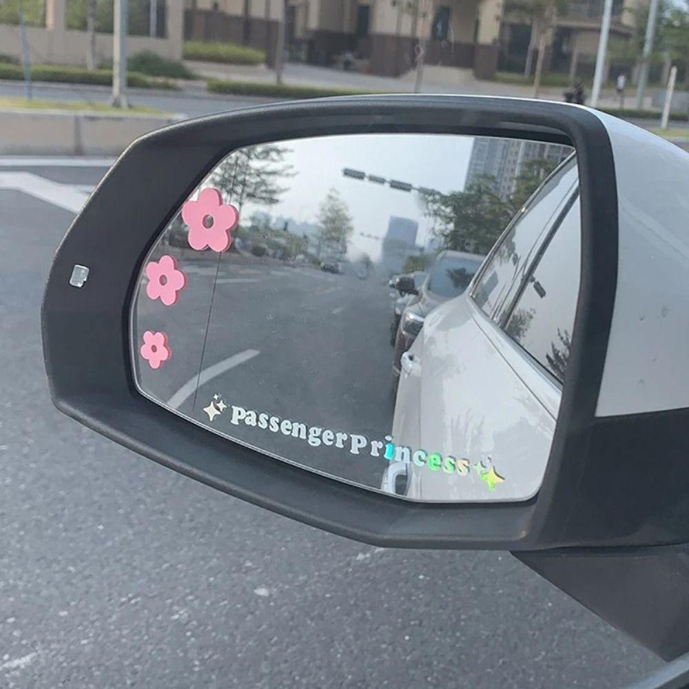Adesivi Riflettenti per Auto 'Principessa Passeggero' Decorazione Specchietto Auto Per Auto/Laptop/Finestrino/Motocicletta