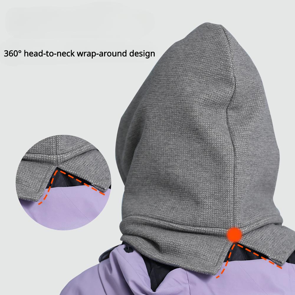 Outdoor-Radfahren, warme Maske, Ollie-Samt, winddichte Kopfbedeckung, Winter-Ski-Halsmanschette, winddichte Kappe im Zweierpack