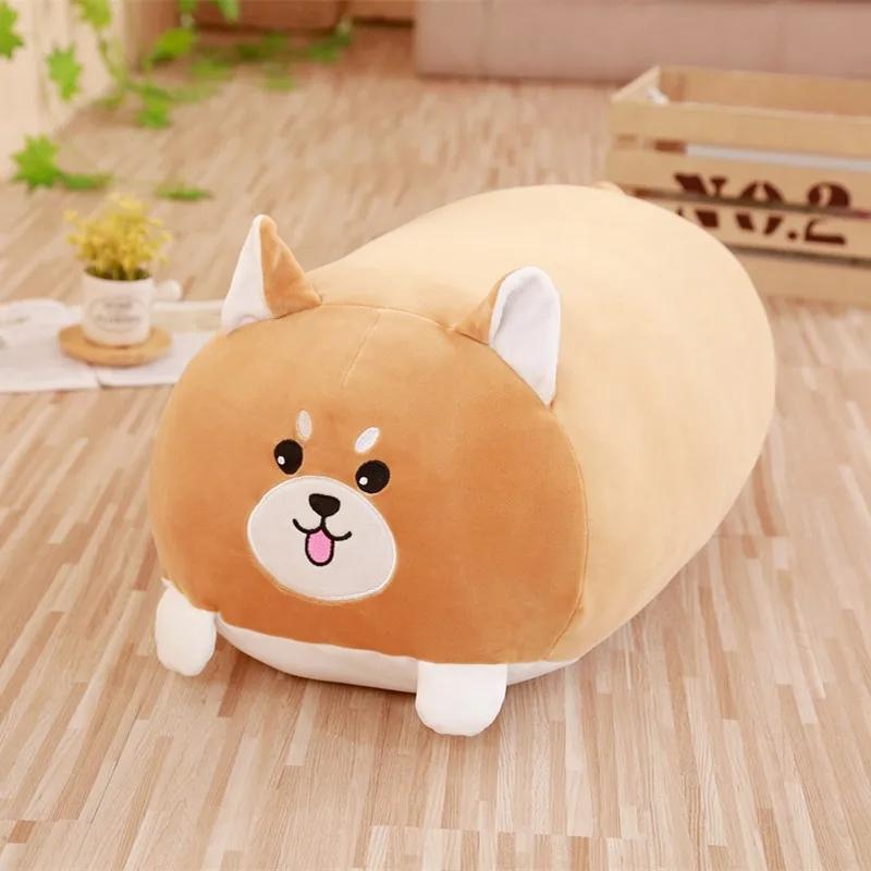 Kawaii Cartoon Dog Cat Totoro Penguin Pig Frog Animals Throw Pillows Stuffed Plush Toy Soft Doll Cute Home Decorations Gifts
