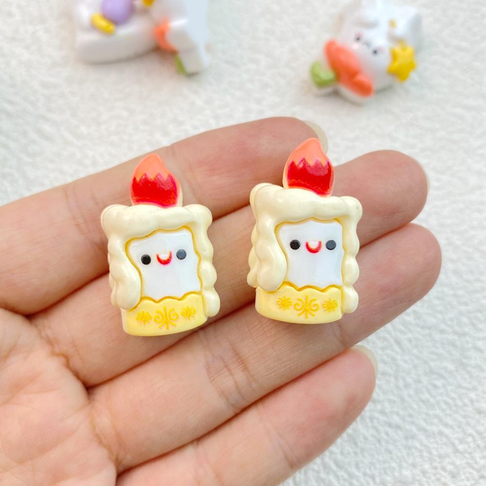 

10Pcs New Resin Cartoon Halloween Series Bat, Ghost Flat Back Parts Decorative Hair Accessories Bow Accessories