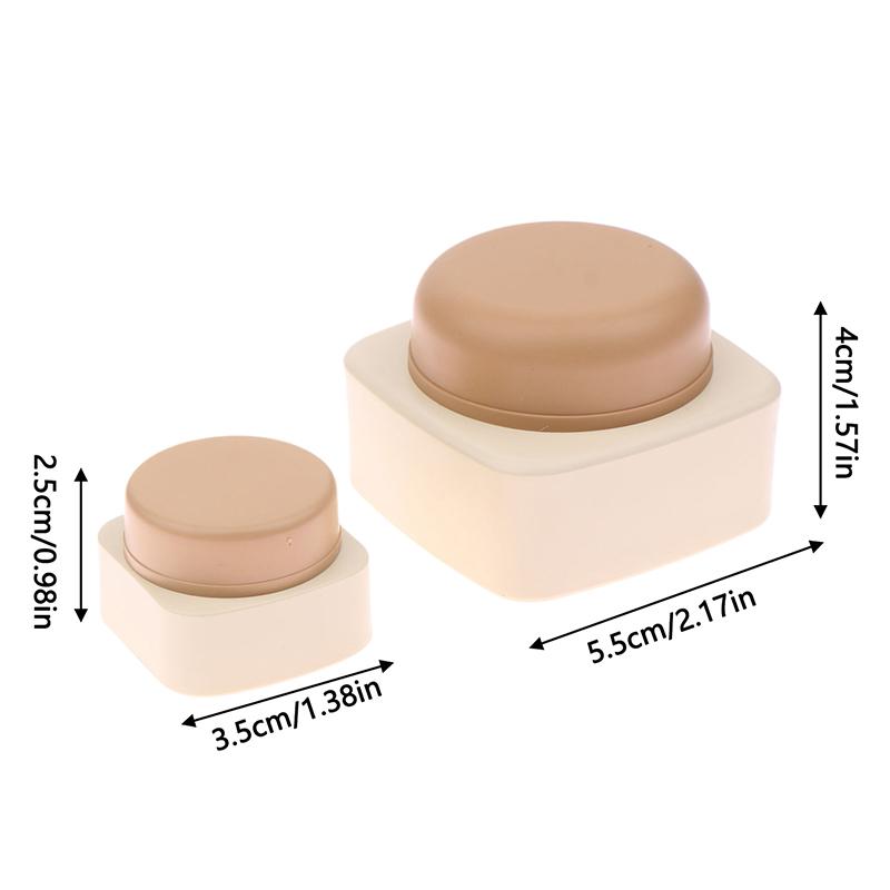 5/20G Empty Plastic Nail Art Cosmetic Square Containers Jar Face Cream Pot Nail Gel Powder Box Makeup Lotion Tool Packaging