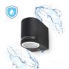 Wall lamp GU10 IP44 black