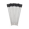 10Pcs Replaceable Ballpoint Pen Refills Ballpoint Metal Refills Metal Refill for Twist Action Ballpoint Pens 1.0mm Tip