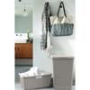 Coffre à linge - Jute - 58 L - Beige
