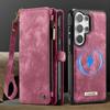 S26 S26Plus S26Ultra, Caseme-008 Multifunction Removeable Magnetic Card Bag Wallet Case for Samsung Galaxy S26 S26 Plus S26 Ultra