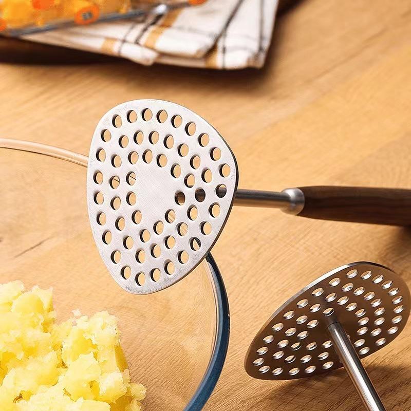1PC Stainless Steel Potato Mash Maker, Manual Mash Maker, Household Potato Maker, Kitchen Tool, Baby Food Mash Maker