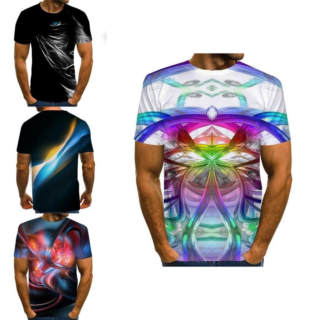 Vibrant Funny Hypnosis 3d T-shirt For Men And Women With Soft Casual Short Sleeves