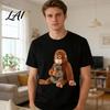 The Monkey Punch T-shirt T-Shirt Short Sleeve Round Neck Casual Tee Cute