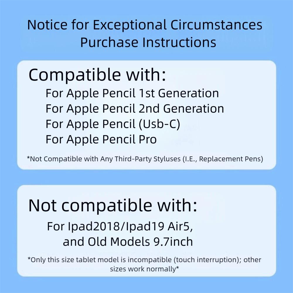 Replaceable Pencil Tips Shockproof Tablets Pen Nibs for Apple Pencil for Apple Pencil