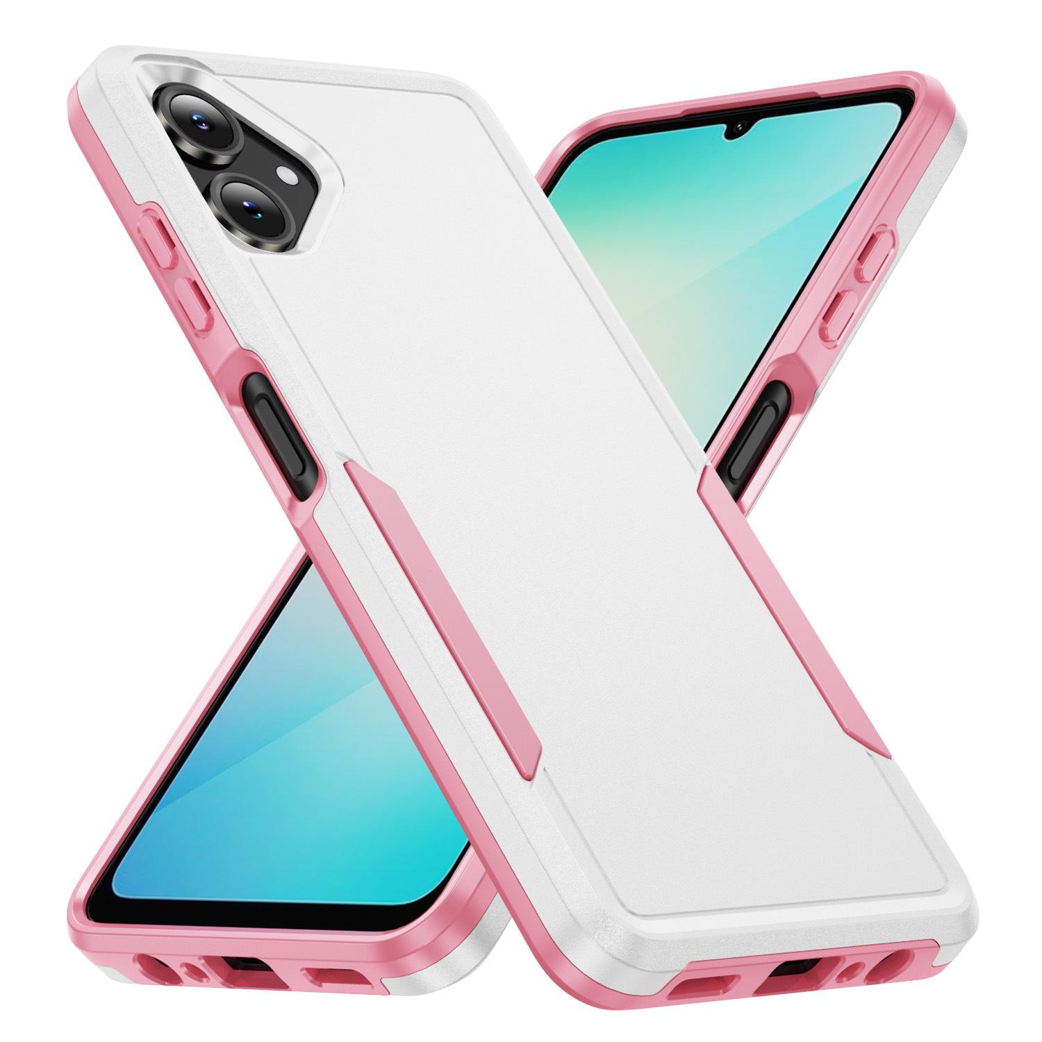 

Samsung A56 5G Pioneer Flat Case SAMA17 Drop-proof A06 Cover A53 5G розовый/белый