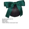 Women Hair Net Temperament Solid Color Bow-knot OL Fishnet Decorative Soft Anti-slip Hair Clip Hair Snood for Airline Stewardess