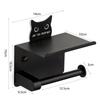 Cat Toilet Paper Holder Wall Mount Stainless Steel Cute Animal Tissue Roll Holder For Bathroom Kitchen Home Apartment Office
