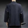 High Quality Cotton Blended Linen Japanese Fashion Men's Kimono, Samurai Japanese Clothing Trench Jacket