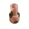 Jarrón de Vidrio de Jade Artificial, Soporte Decorativo para Arreglos Florales Rellenos de Agua, Tono Cálido, Jarrón Duradero de Primera Calidad, Adecuado para Hoteles, Restaurantes, Librerías