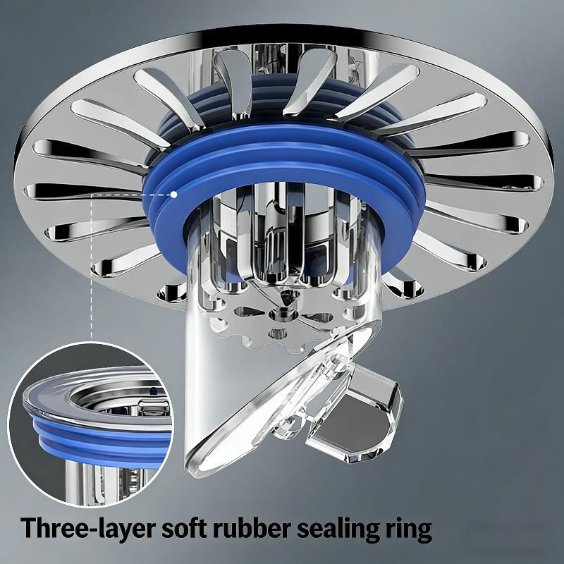Floor Drain Core Shower Floor Strainer Cover Toilet Sewer Anti-Odor Plug Abs No Smell Bathroom Toilet Sewer Shower Drain