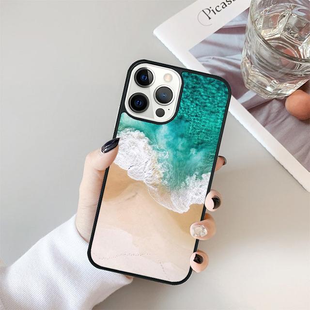 The waves Ocean water Coque Shell For iPhone 17 Air 15 16 14 13 12 Pro Max 11 Pro Max Plus Phone Case Cover
