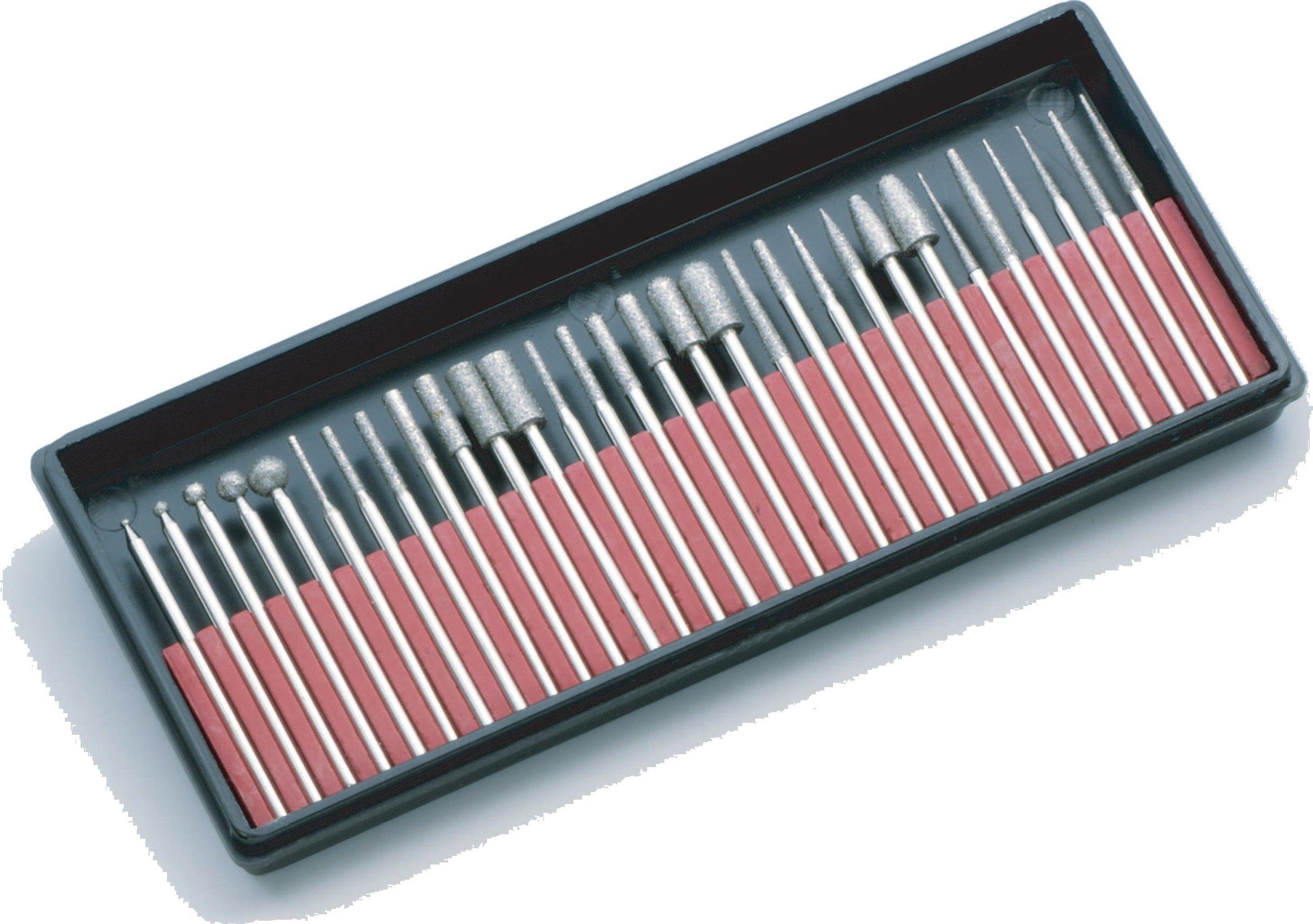 

Argofile Mini Router Electroplated Diamond Bits, 30-Piece Set, DBS30-235