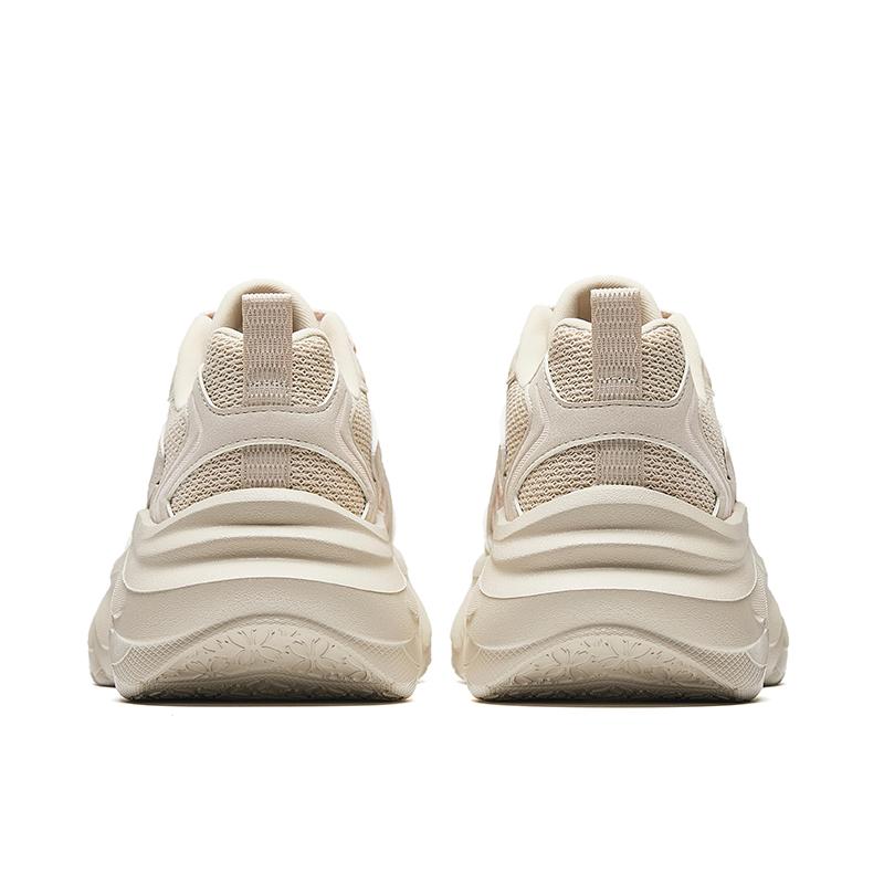 Anta Firework Abrasion Resistant Slip Resistant Low top Casual Shoes Women's Chalk/Lotus Gray 922538882-4