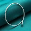 Silver Water Drop Adjustable Bracelet Bangles For Women Fashion Jewelry
