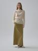 MOAT Pigment String Maxi Skirt (Olive Green)