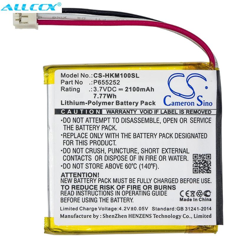 

Аккумулятор для динамика Cameron Sino 2100 мАч P655252 для Harman/Kardon Esquire Mini