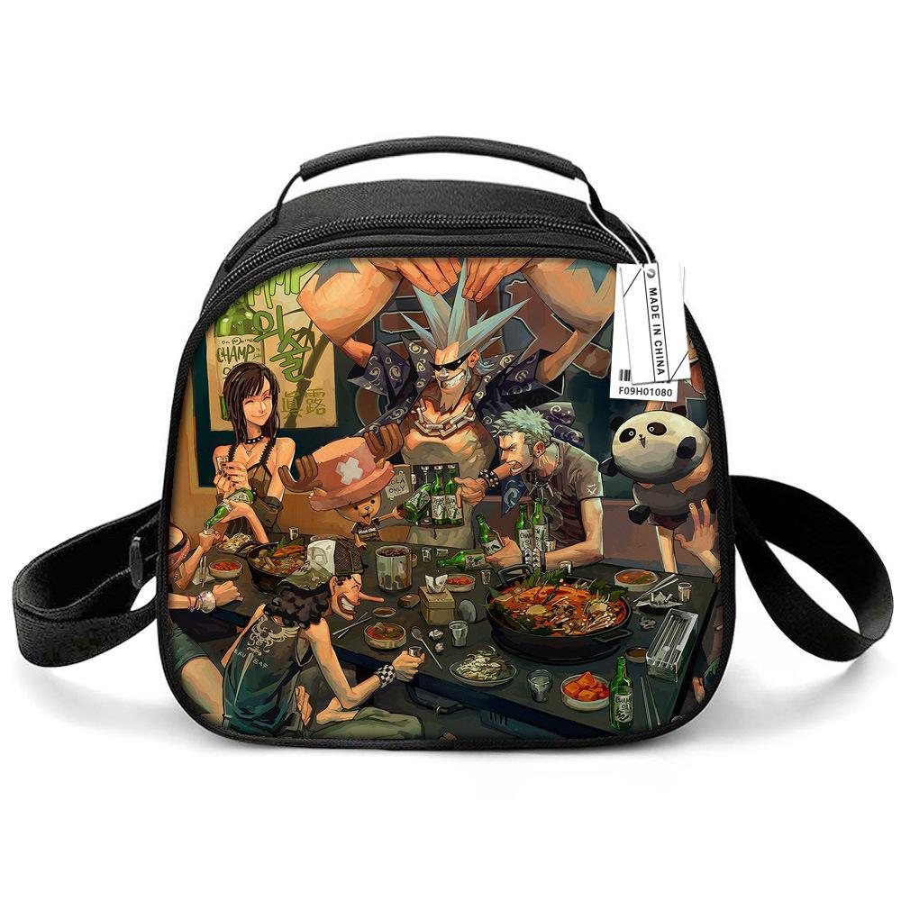 Animation Lunch Box Thermal Insulation Bag Lunch Bag Student Thickened Aluminum Foil Nautical King Storage Thermal Insulation Meal Bag Ice Bag