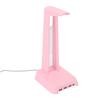 Gaming Headset Stand USB Port Multifunctional Colorful Lighting Desk Game Headphone Stand for Home