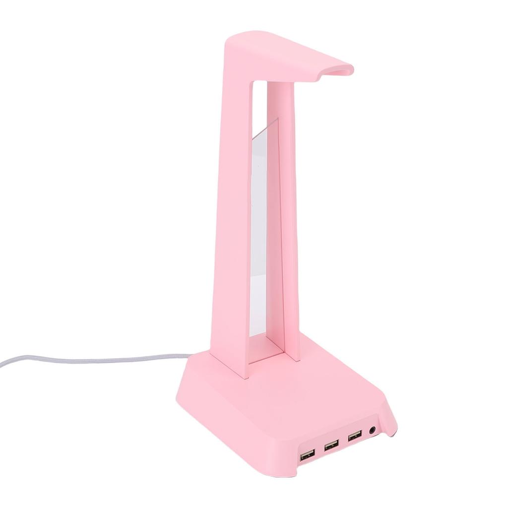 Gaming Headset Stand USB Port Multifunctional Colorful Lighting Desk Game Headphone Stand for Home