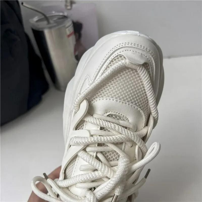 Woman Sneakers Fashion Casual Shoes  Summer Mesh Female Shoes Comfortable Breathable Heightening Sneakers for Women