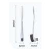 Long Handle Cleaning Brush Soft Hair Curved Brush Handle Double Head Toilet Brush  Bathroom