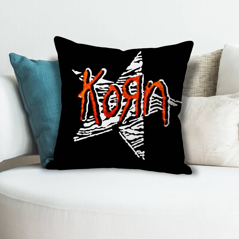 KKorn Band Requiem Pillow Cases for Bedroom Living Room Sofa Home Decor Polyester Cushion Cover with Zipper