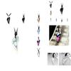 Stylish Korean Short Necklace For Men And Women Artificial Crystal Pendant