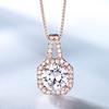 Umcho Pendants Necklaces For Women Elegant Fashion Rose Gold Color Anniversary Birthday Valentine's Day Jewelry Gifts
