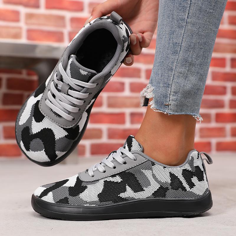 Camouflage Wide Toe Shoes For Women Loose Comfortable Walking Shoes Multifunctional Fashionable Barefoot Shoes Women'S Sneakers