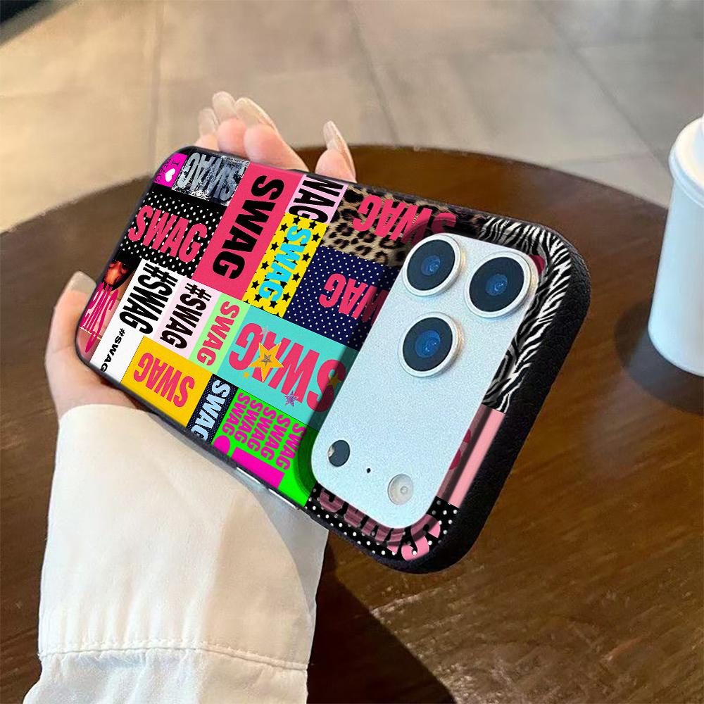 

Swag Label For iPhone 17 Pro Max Soft Silicone Case For IPhone 16 11 12 13 14 15 Pro Max 14 Plus 16e Shell Back Cover iPhone XR