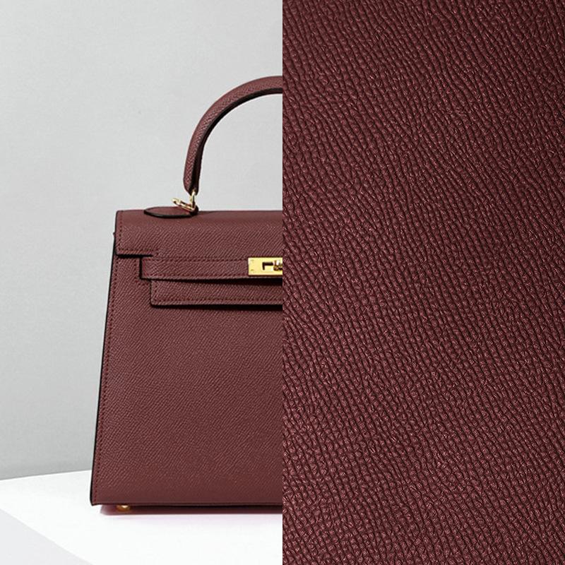 The Second Generation Kelly Bag Palm Pattern Cowhide Shoulder Bag Women's Leather Versatile Commuter Messenger Portable Kelly Bag