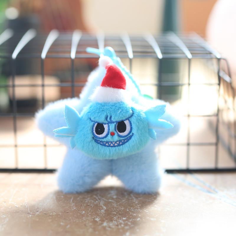 Star Doll Plush Keychain Pp Cotton Fill Backpack Decor For Kids Teens