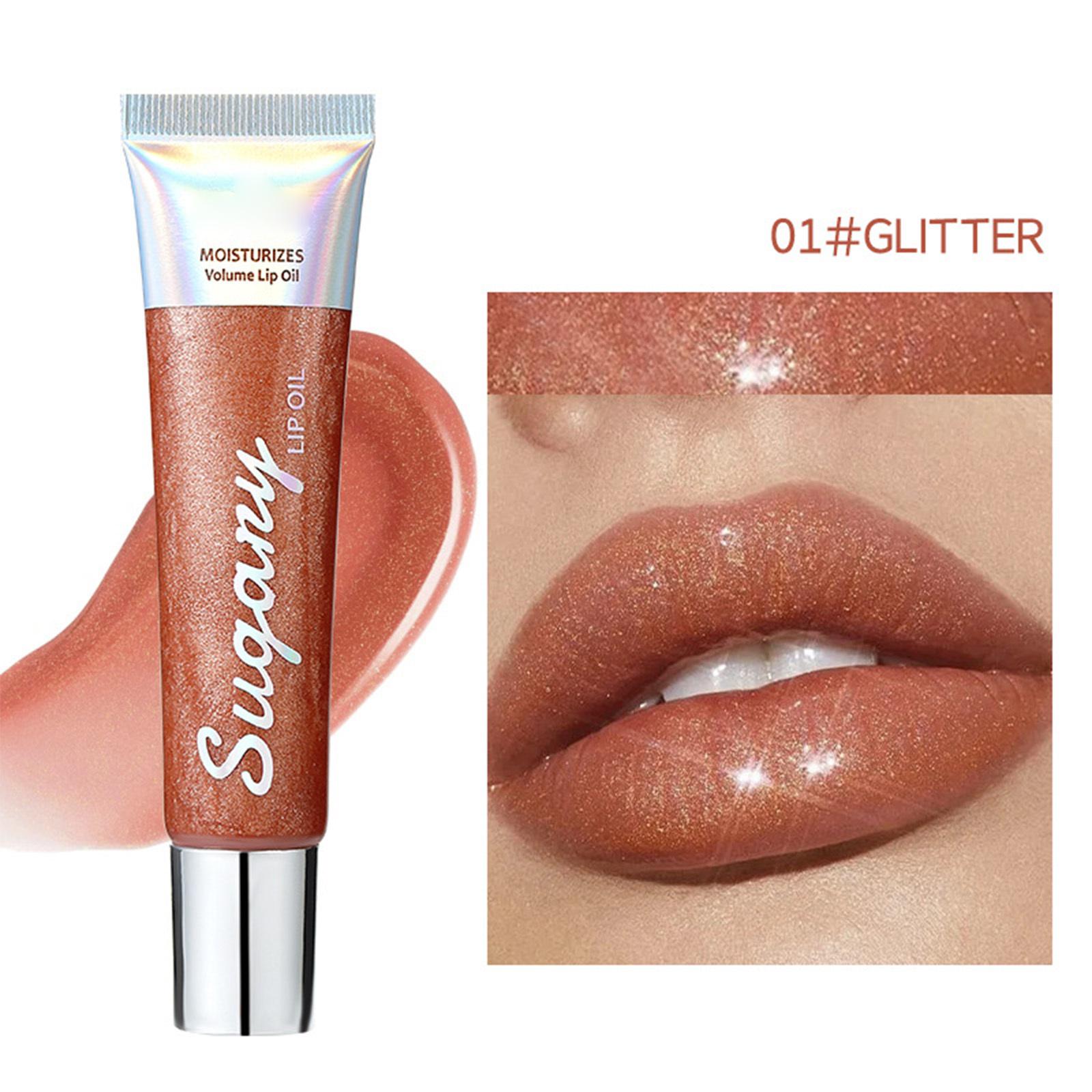 

1pc 10ml Glitter Lip Gloss – Moisturizing Formula with Plump Look, Sheer Tint, Smooth Glaze Texture, Long-lasting Shine, Layerable for All Skin Tones One Size