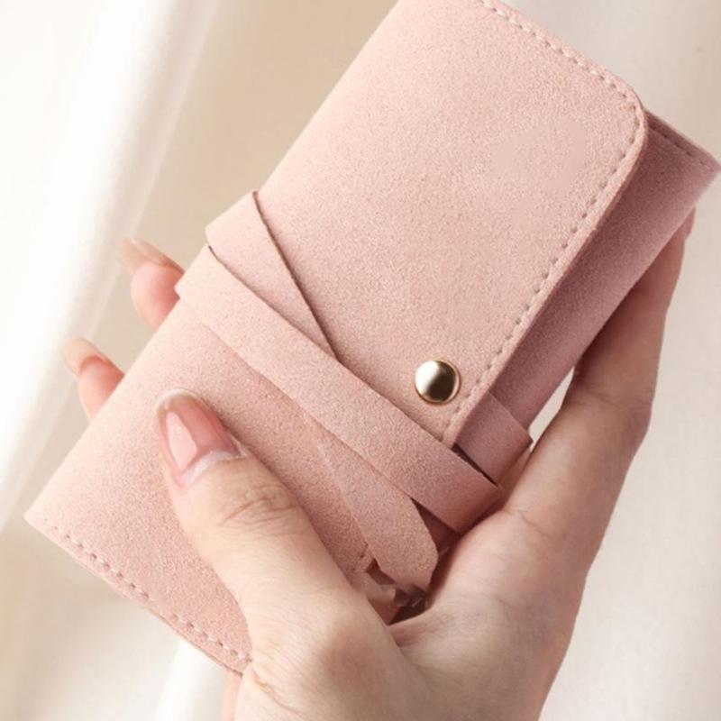 Multi-Function Portable Jewelry Pouch Simple Travel Storage Bag for Rings & Necklaces