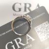 Anillo de Gota Súper Brillante con Moissanita en Forma de Pera para Mujer con Anillos de Diamante de Laboratorio de 1-3ct Joyería Plata de Ley S925