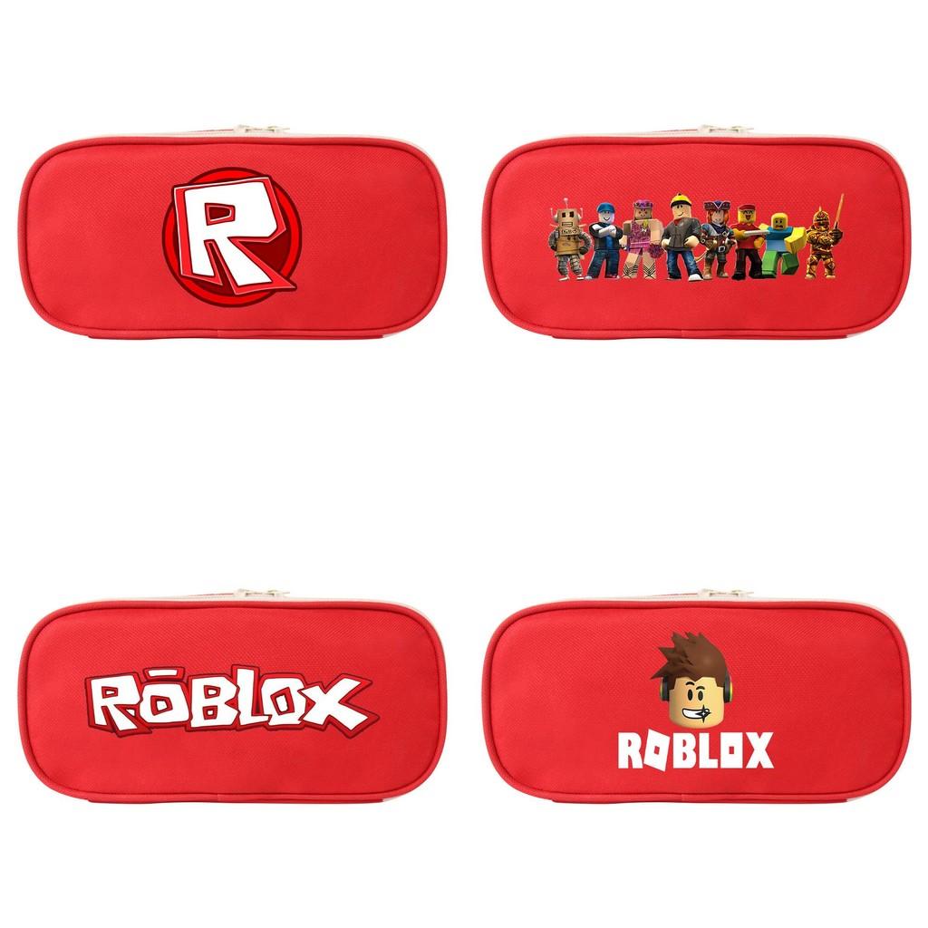 Roblox Canvas-Federmäppchen mit Reißverschluss für Schüler und Sammler