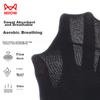 MIIOW 6 Pairs of Men's Socks, 100% Pure Cotton, And Odor-Resistant, Small Ear Mesh Boat Socks, Sweat-Absorbing Basketball Socks