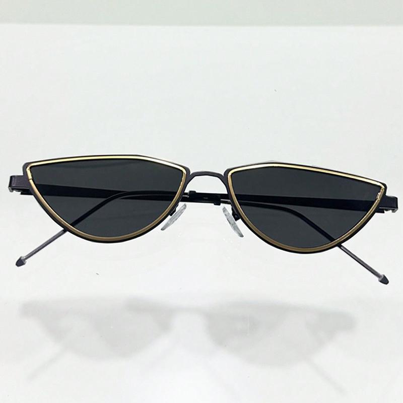 Fashion Modern Street Photography Sunglasses Personalized Cat Eye Sunglasses Men And Women Trendy Concave Sunglasses 1215