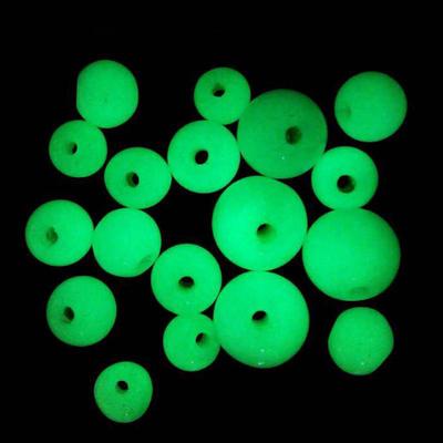 1000pcs Plastic Glowing Fishing Beads Luminous Rigging Beads Saltwater Fishing Terminal Tackle 4mm 6mm 8mm 10mm