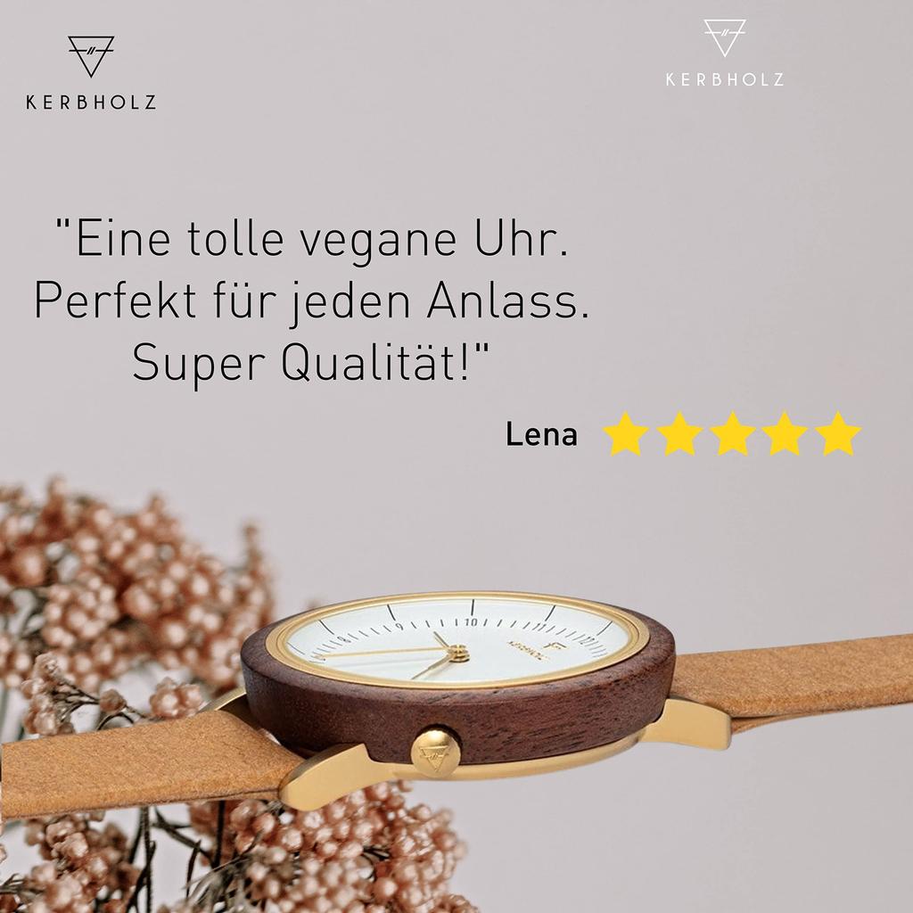 Curbholz German Genuine Imported MCAR7561 Women's Watch, Wooden, Design, Waterproof, Product,